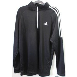 Men's XL - Adidas French Terry Quarter Zip Up Pullover